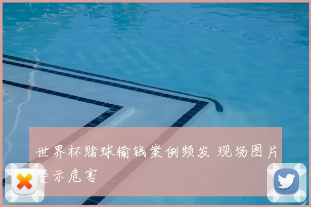 世界杯赌球输钱案例频发 现场图片警示危害